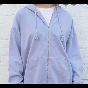 Brandy Melville || christy hoodie in blue